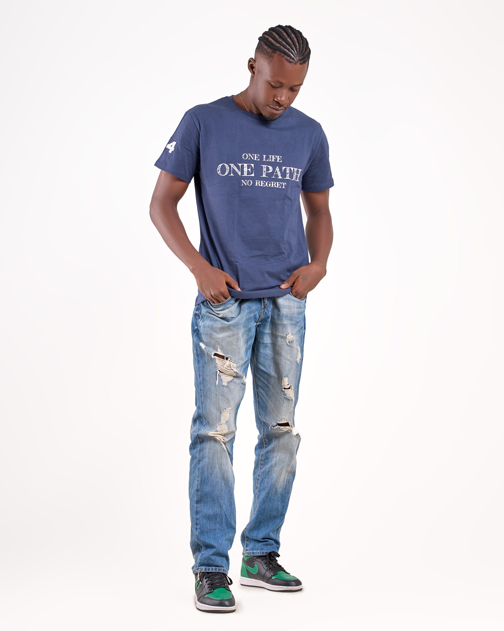 “No Regrets” Men’s T-Shirt – Image 2